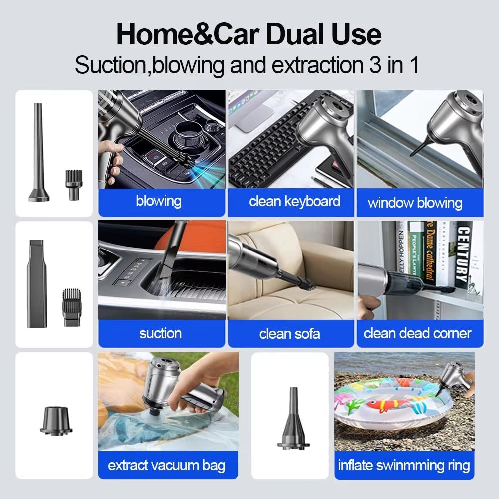 Carclinea ProVac 95 – High-Power Car Vacuum
