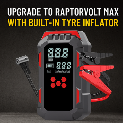 RaptorVolt Max – Jumpstarter + Inflator Combo