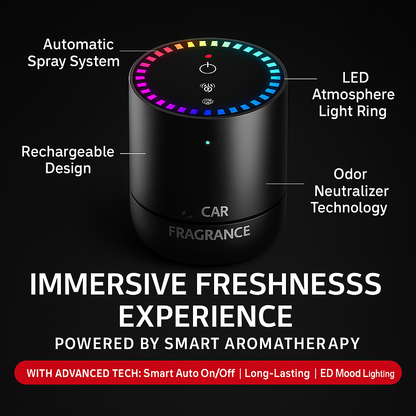 LumiScent Aura – Car Aromatherapy Diffuser & Air Freshner