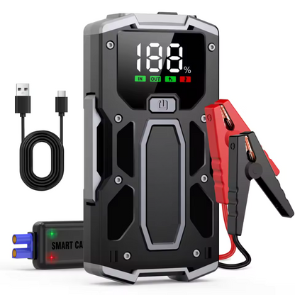 RaptorVolt 12800mAh Jump Starter – 12V Battery Booster for Cars