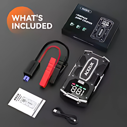 RaptorVolt 12800mAh Jump Starter – 12V Battery Booster for Cars