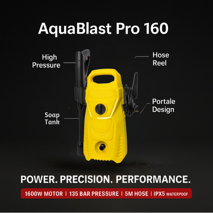 AquaBlast Pro 160 – Heavy-Duty Electric Pressure Washer