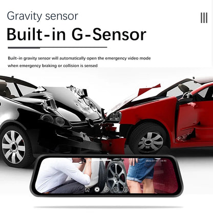 ClearDrive 9.66" Mirror Dash Cam with Dual Cameras