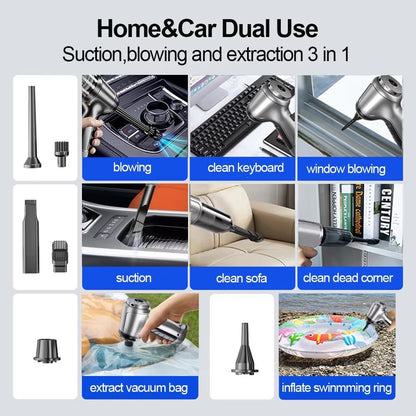 Carclinea ProVac 95 – High-Power Car Vacuum