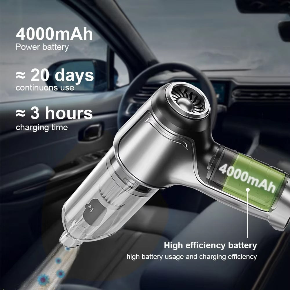Carclinea ProVac 95 – High-Power Car Vacuum