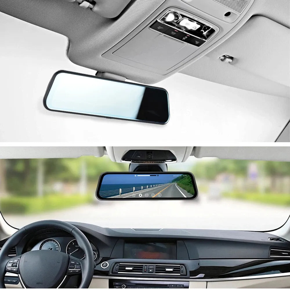ClearDrive 9.66" Mirror Dash Cam with Dual Cameras