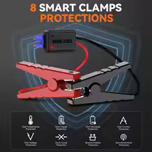 RaptorVolt 12800mAh Jump Starter – 12V Battery Booster for Cars